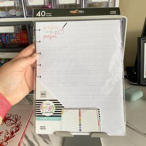 Happy Planner Practice Makes Perfect Lettering/Calligraphy sheet